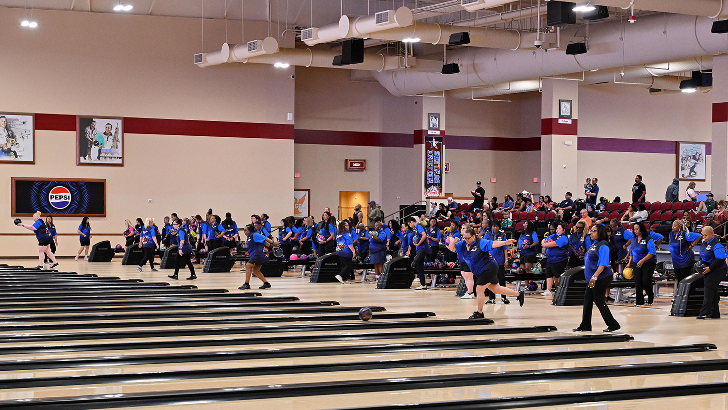 Bowlers competing at the 2026 USBC Women's Championships in Las Vegas